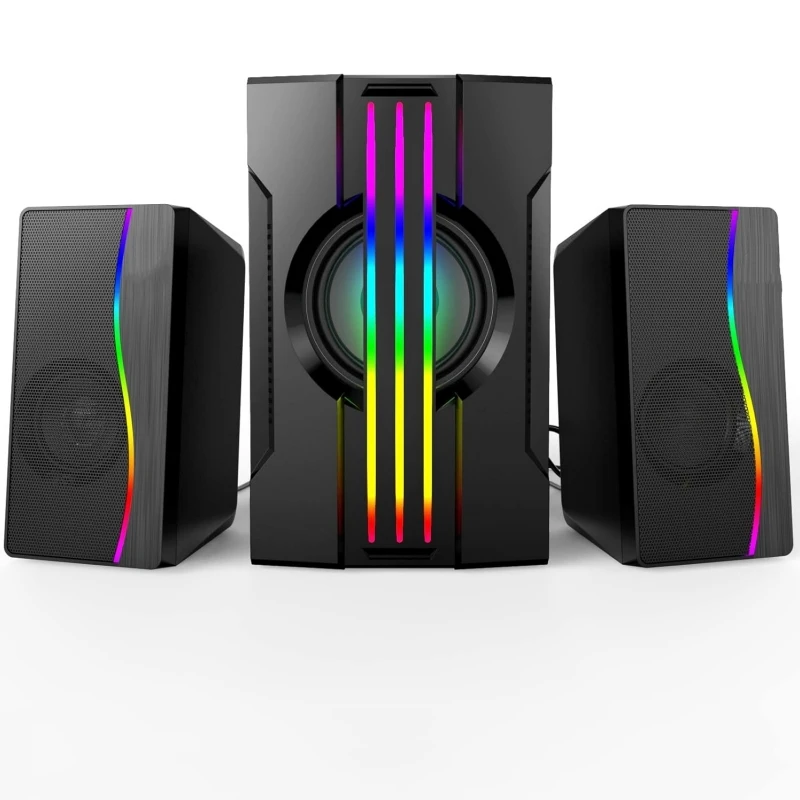 Деревянное аудио Bluetooth Настольная TF-карта U Диск Домашний эффект RGB-подсветки Тяжелые басы Стерео 220 В Источник питания Компьютерные колонки
Деревянное аудио Bluetooth Настольная TF-карта U Диск Домашний эффект RGB-подсветки Тяжелые басы Стерео 220 В Источник питания Компьютерные колонки