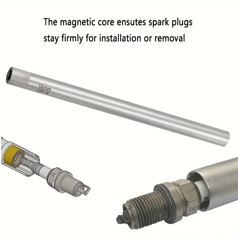 3/8 Inch Drive 12 Point Magnetic Spark Plug Socket 14mm 16mm Thin Wall Removal Tool for Auto Car Engine Repair Maintenance
3/8 Inch Drive 12 Point Magnetic Spark Plug Socket 14mm 16mm Thin Wall Removal Tool for Auto Car Engine Repair Maintenance