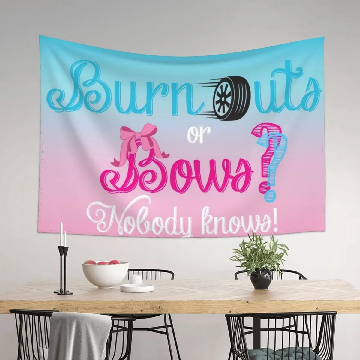 burnouts or bows gender reveal, party backdrop banner Tapestry Carpet On The Wall Cute Room Decor Tapestry
burnouts or bows gender reveal, party backdrop banner Tapestry Carpet On The Wall Cute Room Decor Tapestry