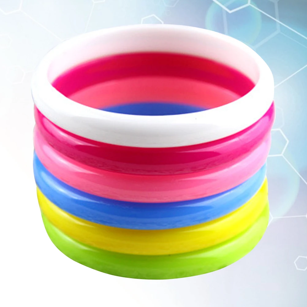 6 Pcs Candy-Colored Bracelet Kids Bracelets Bulk Bangle for Plastic Birthday Bangles
6 Pcs Candy-Colored Bracelet Kids Bracelets Bulk Bangle for Plastic Birthday Bangles