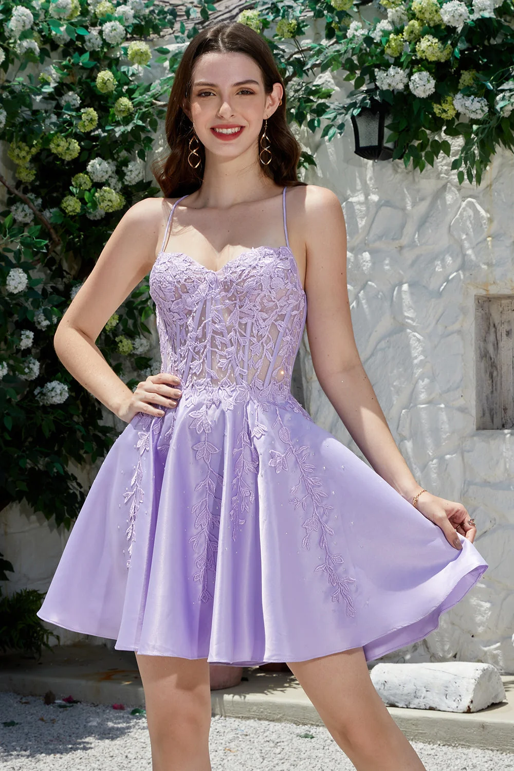 Spaghetti Straps Sweetheart Homecoming Dress for Teens Lace Appliques Sheer Corset Formal Cocktail Party A-line Short Prom Gowns
Spaghetti Straps Sweetheart Homecoming Dress for Teens Lace Appliques Sheer Corset Formal Cocktail Party A-line Short Prom Gowns