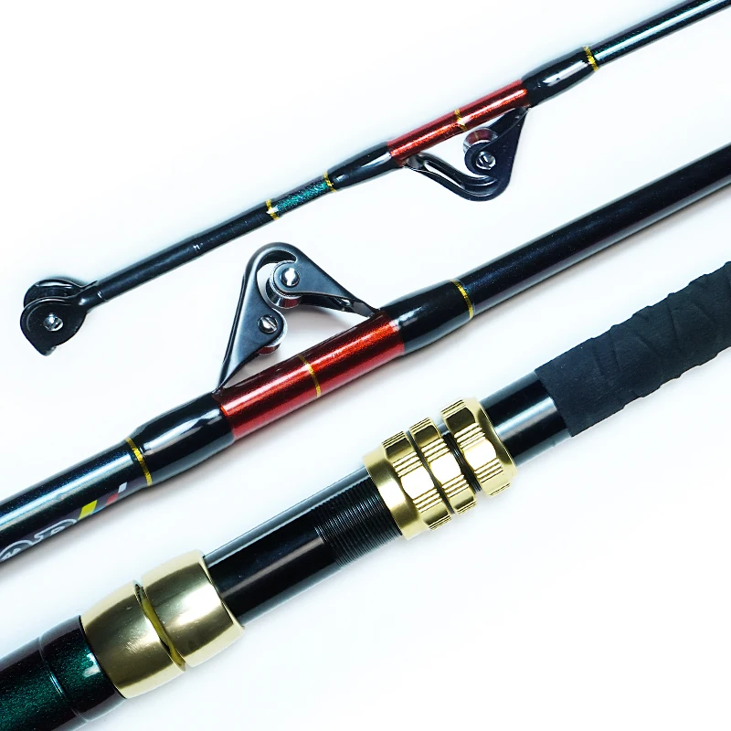 New OEM Top Quality Salt Water Heavy Duty Boat Rods Fishing Pole 80-100lb Custom Big Game Trolling Rod For Tuna
New OEM Top Quality Salt Water Heavy Duty Boat Rods Fishing Pole 80-100lb Custom Big Game Trolling Rod For Tuna
