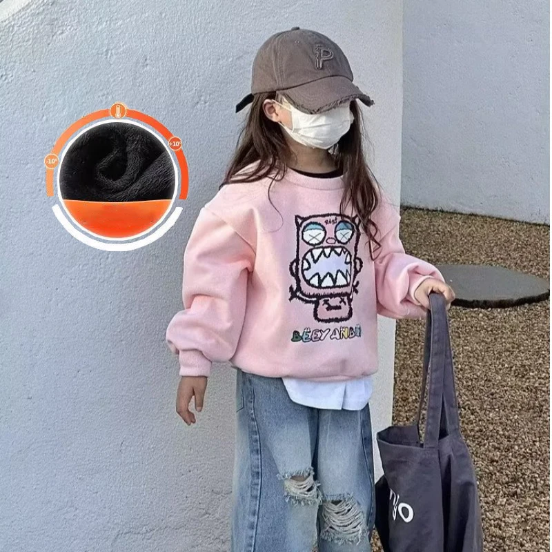 Children ClothingGirls' Sweater Spring And Autumn New Children's Autumn Wear Long Sleeved Little Girls' Autumn Loose Fashion Top
Children ClothingGirls' Sweater Spring And Autumn New Children's Autumn Wear Long Sleeved Little Girls' Autumn Loose Fashion Top