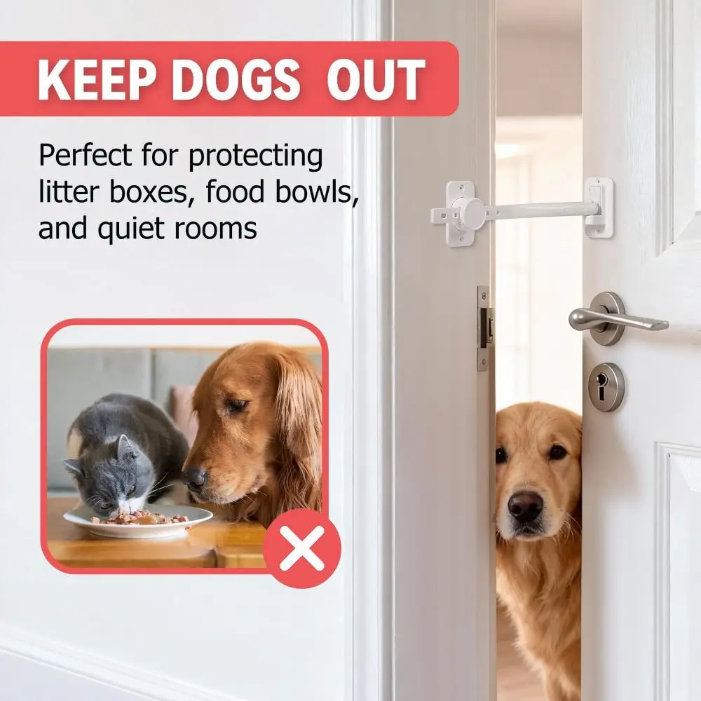 NEW Pet Proof Door Stopper Secure Locking Adjustable Door Latch Uniersal Cat Door Holder Nursery
NEW Pet Proof Door Stopper Secure Locking Adjustable Door Latch Uniersal Cat Door Holder Nursery