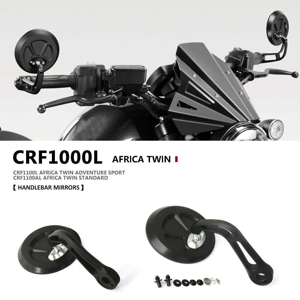 New Motorcycle Handlebar Bar End Side Rearview Mirrors Rotatable For Honda CRF1100AL Africa Twin Standard CRF1000L CRF1100L
New Motorcycle Handlebar Bar End Side Rearview Mirrors Rotatable For Honda CRF1100AL Africa Twin Standard CRF1000L CRF1100L