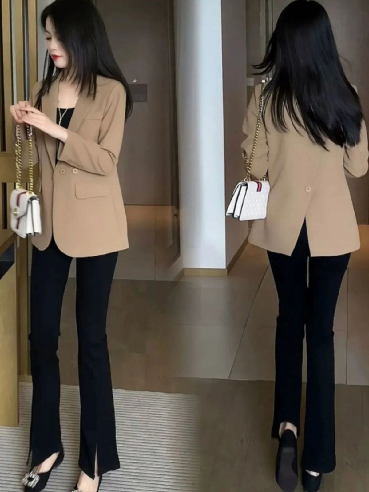 Women's Suit Jaet Spring New Sle 2025 Trendy Casual Elegance Small Size Thin High-End Feeling Western Clothes Top
Women's Suit Jaet Spring New Sle 2025 Trendy Casual Elegance Small Size Thin High-End Feeling Western Clothes Top