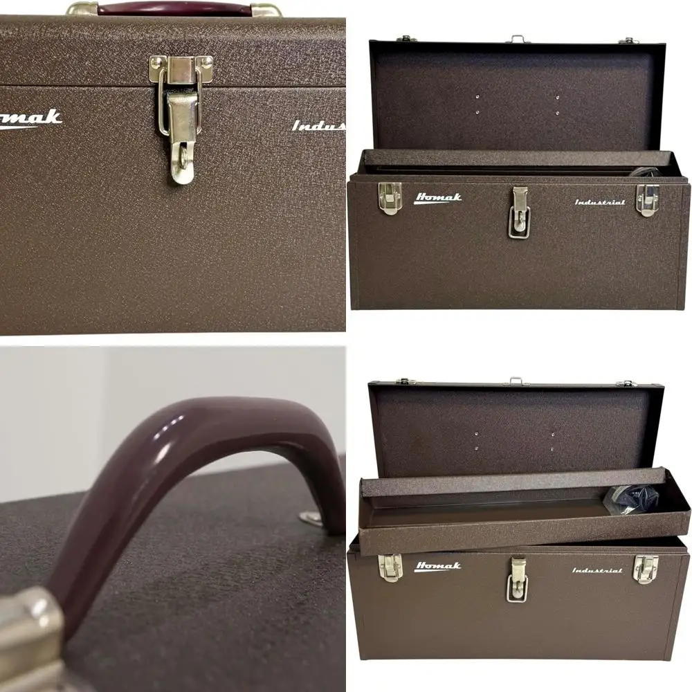 20-дюймовый стальной ящик для инструментов повышенной прочности, с порошковым покрытием коричневого цвета
20-дюймовый стальной ящик для инструментов повышенной прочности, с порошковым покрытием коричневого цвета