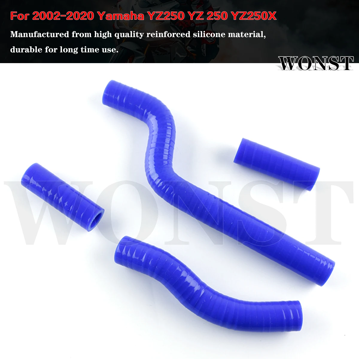 4pcs For 2002-2020 Yamaha YZ250 YZ 250 YZ250X Silicone Radiator Coolant Hose Tube Kit
4pcs For 2002-2020 Yamaha YZ250 YZ 250 YZ250X Silicone Radiator Coolant Hose Tube Kit