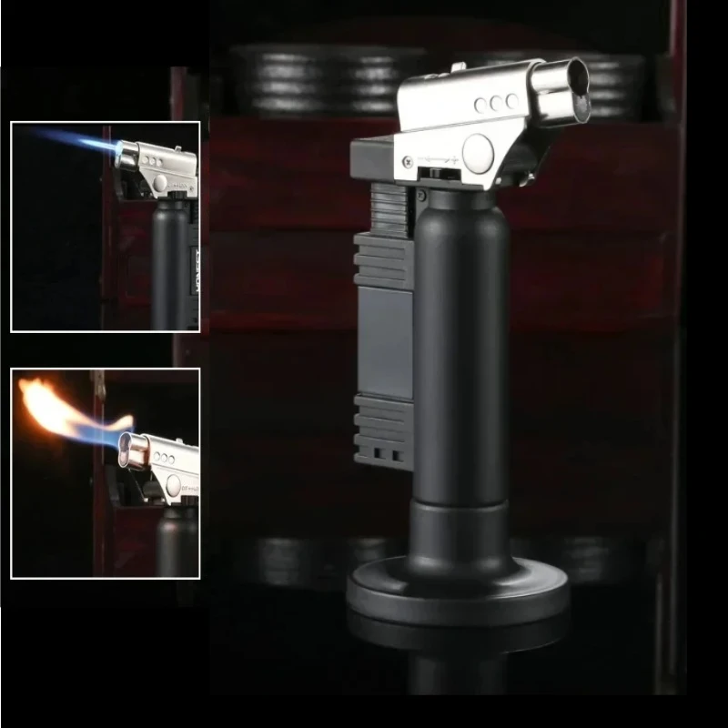 HONEST Metal Outdoor Windproof Lighter Fire Gun Creative Desktop Cigar Barbecue Welding Gun Big Direct Double Fire Men's Gift
HONEST Metal Outdoor Windproof Lighter Fire Gun Creative Desktop Cigar Barbecue Welding Gun Big Direct Double Fire Men's Gift