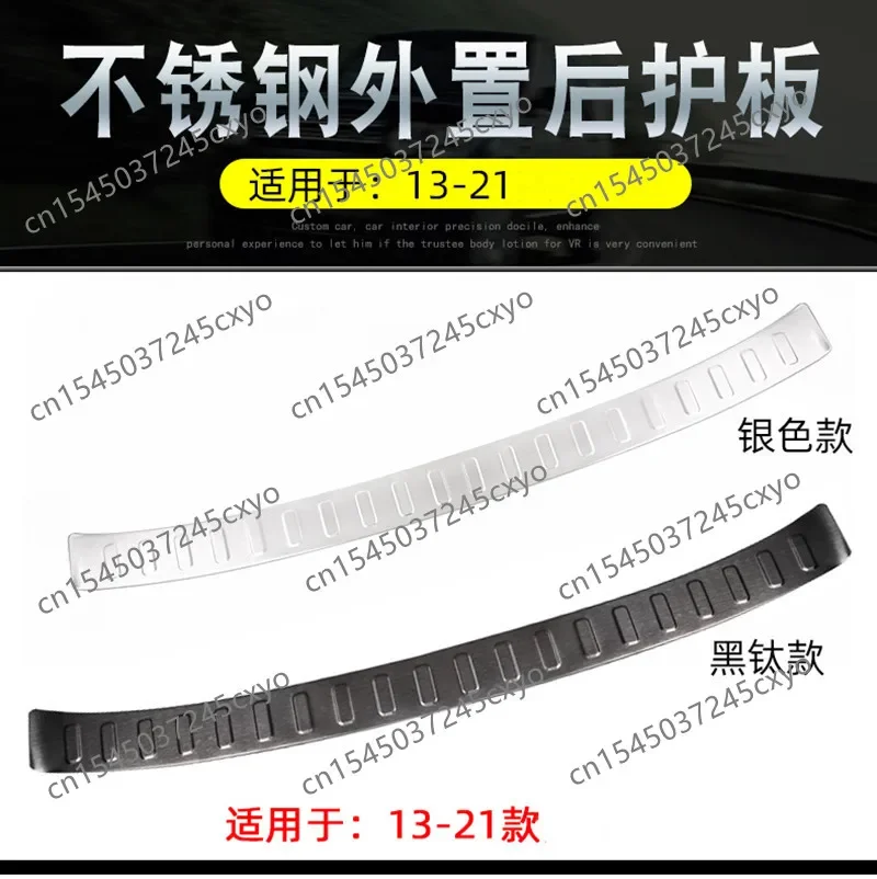 Rear Bumper Protector Trunk Tread Plate cover Trim For Land rover Range Rover Vogue L405 2013-2015 2016 2017 2018 Car styling
Rear Bumper Protector Trunk Tread Plate cover Trim For Land rover Range Rover Vogue L405 2013-2015 2016 2017 2018 Car styling