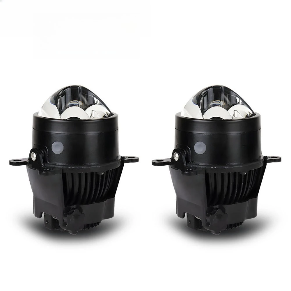 K201 Bi LED Projector Headlight with Halo Laser Lens Plug and Play Super Bright High Low Beam Laser Cannon Car LED Retrofit Lamp
K201 Bi LED Projector Headlight with Halo Laser Lens Plug and Play Super Bright High Low Beam Laser Cannon Car LED Retrofit Lamp