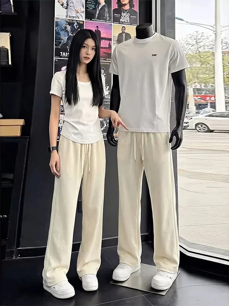 Lcelan Cool Feeling Men's Casual Pants American Old Money Style Summer Loose Straight Leg Sporty Long Trousers
Lcelan Cool Feeling Men's Casual Pants American Old Money Style Summer Loose Straight Leg Sporty Long Trousers