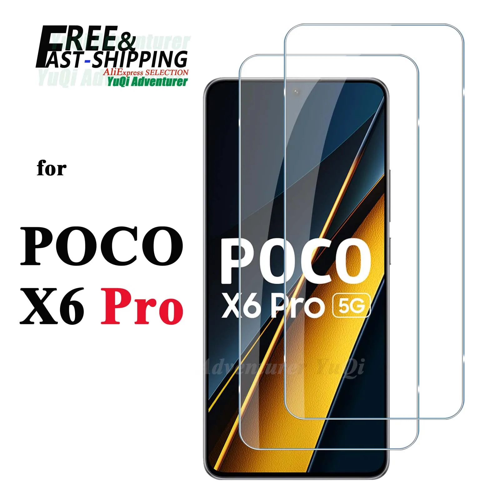 Screen Protector For POCO X6 Pro XIAOMI Tempered Glass High Aluminum 9H HD Clear Transparent Case Friendly
Screen Protector For POCO X6 Pro XIAOMI Tempered Glass High Aluminum 9H HD Clear Transparent Case Friendly