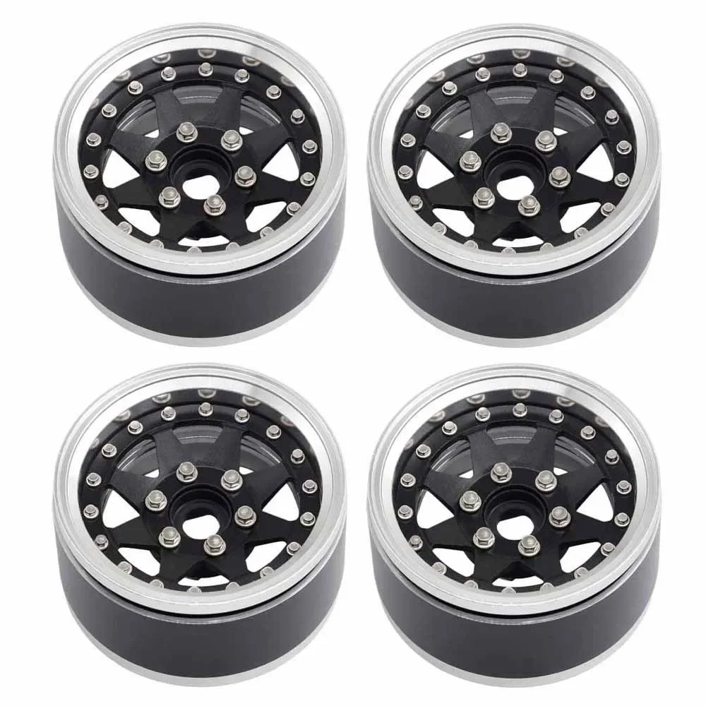 4PCS Aluminum 1.9 Inch Beadlock Wheels Rim Adjustable Offset Wheel Hub for 1/10 RC Crawler Car TRX4 TRX6 SCX10 GEN7 8 D90
4PCS Aluminum 1.9 Inch Beadlock Wheels Rim Adjustable Offset Wheel Hub for 1/10 RC Crawler Car TRX4 TRX6 SCX10 GEN7 8 D90
