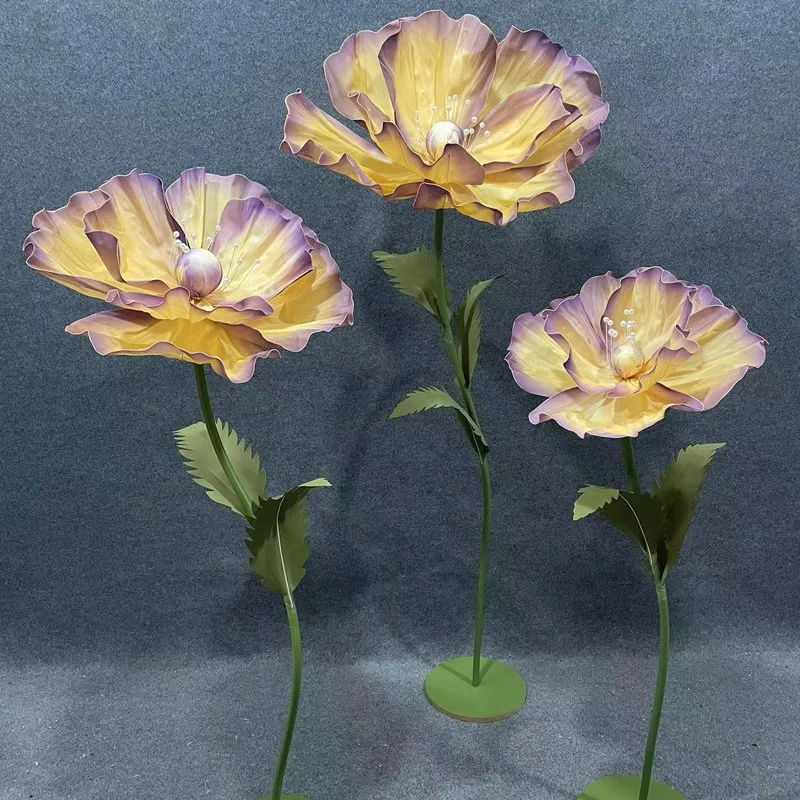 Giant Artificial Bouquet Large Size Poppy Paper Flowers Stage Wedding Arrangement Decoration Ornament Simulated Fake Flowers
Giant Artificial Bouquet Large Size Poppy Paper Flowers Stage Wedding Arrangement Decoration Ornament Simulated Fake Flowers