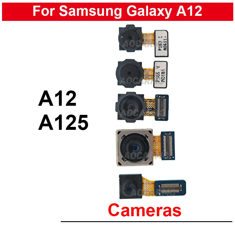 Front Facing Camera For Samsung Galaxy A12 A125 Back Wide Depth Macro Rear Camera Module Replacement Repair Parts
Front Facing Camera For Samsung Galaxy A12 A125 Back Wide Depth Macro Rear Camera Module Replacement Repair Parts