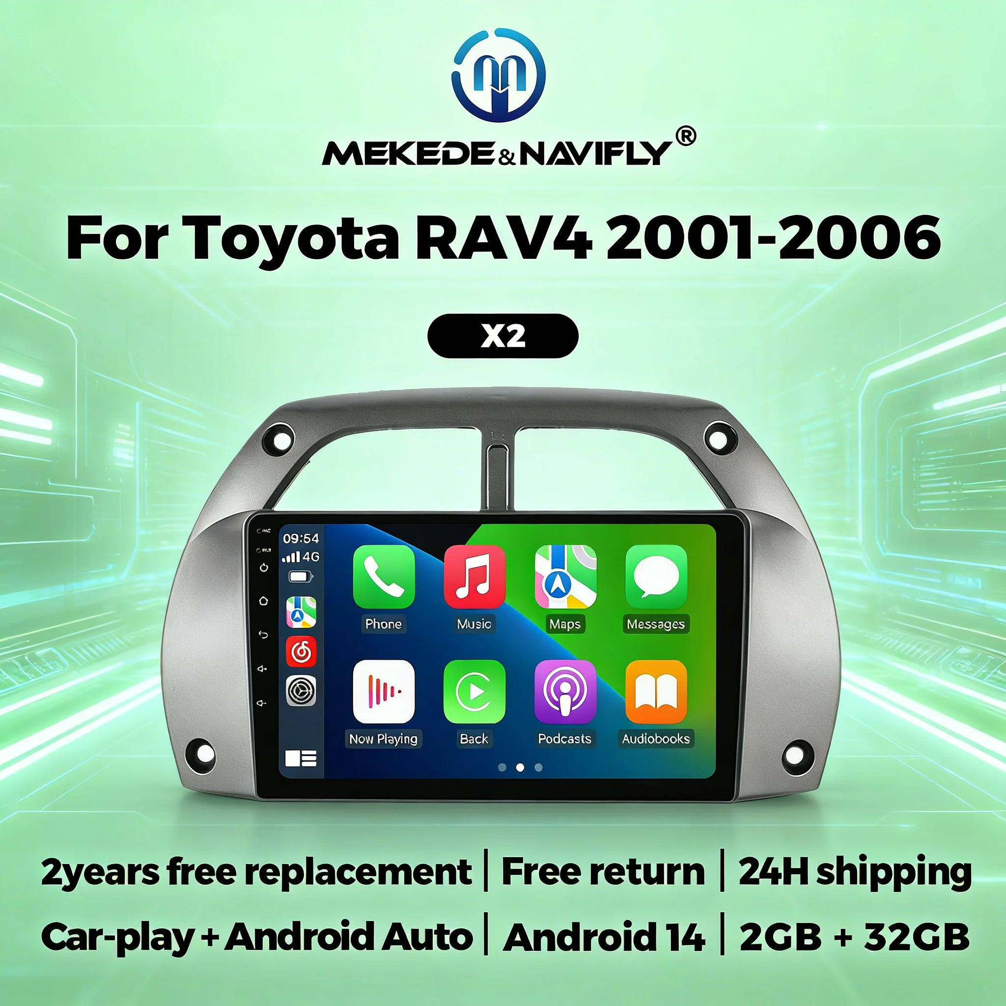 9 Inch Android 14 Car Radio For Toyota RAV4 Rav 4 2001-2016 Auto Multimedia Player DSP Navigation GPS WIFI 2 Din CarPlay Stereo
9 Inch Android 14 Car Radio For Toyota RAV4 Rav 4 2001-2016 Auto Multimedia Player DSP Navigation GPS WIFI 2 Din CarPlay Stereo