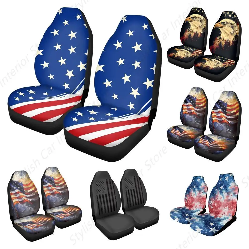 American Flag Car Front Seat Cover Patriotic Auto Seat Protector Universal Fit For Truck SUV Van,2Pcs
American Flag Car Front Seat Cover Patriotic Auto Seat Protector Universal Fit For Truck SUV Van,2Pcs