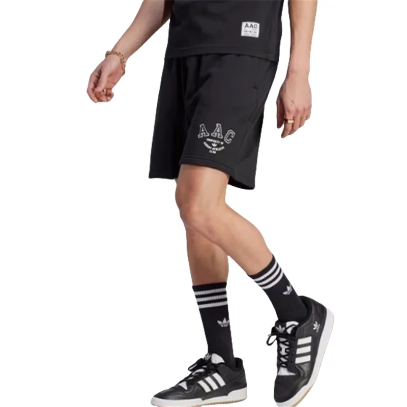 Adidas Clover Letter Logo Sports Drawstring Loop Fabric Woven Fitness Quick-drying Straight Sports Shorts HZ0699 Black
Adidas Clover Letter Logo Sports Drawstring Loop Fabric Woven Fitness Quick-drying Straight Sports Shorts HZ0699 Black
