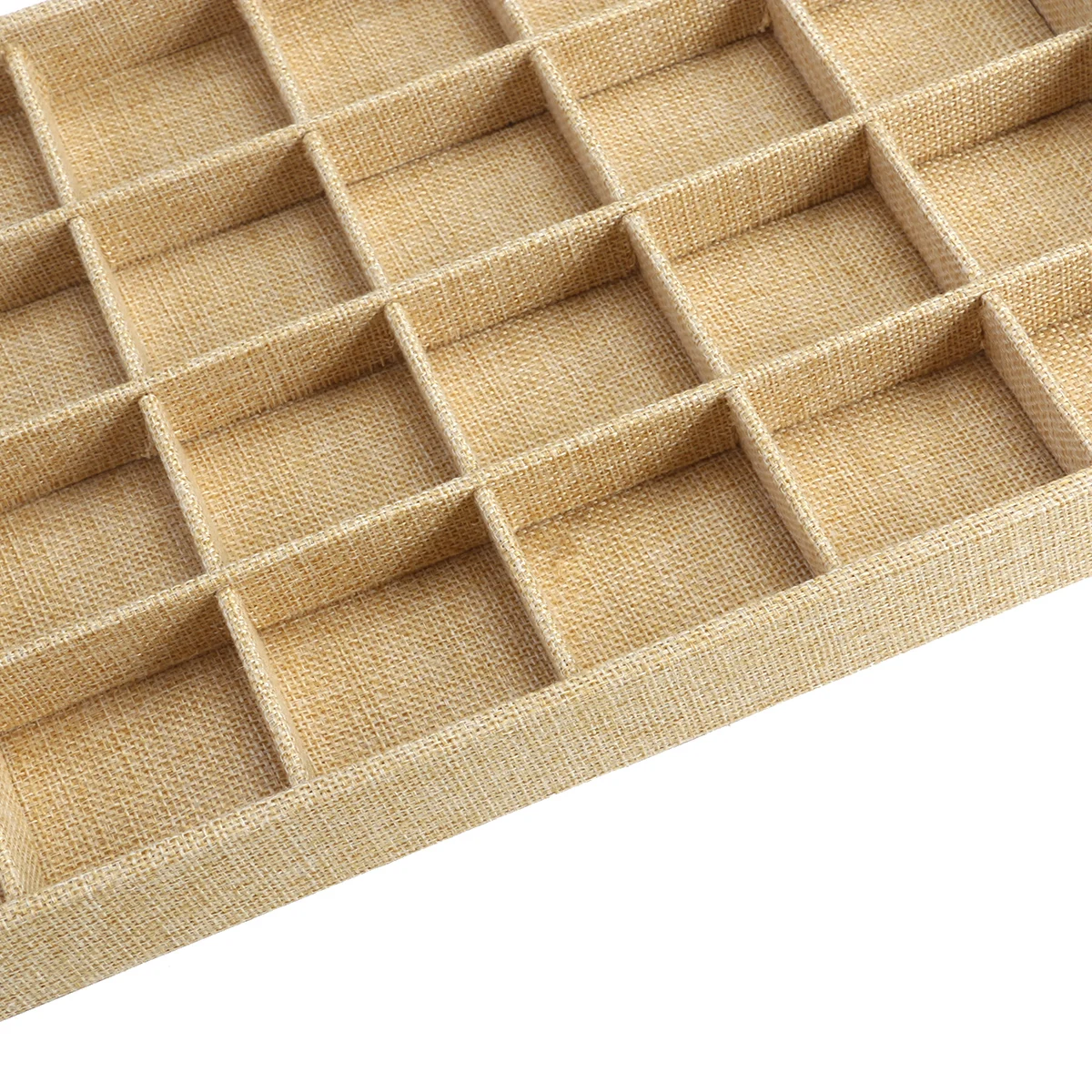 Display Storage Box Linen Wood 24 Holes Organizer Case Jewelry Holder for Shop Dressing Table Decoration
Display Storage Box Linen Wood 24 Holes Organizer Case Jewelry Holder for Shop Dressing Table Decoration