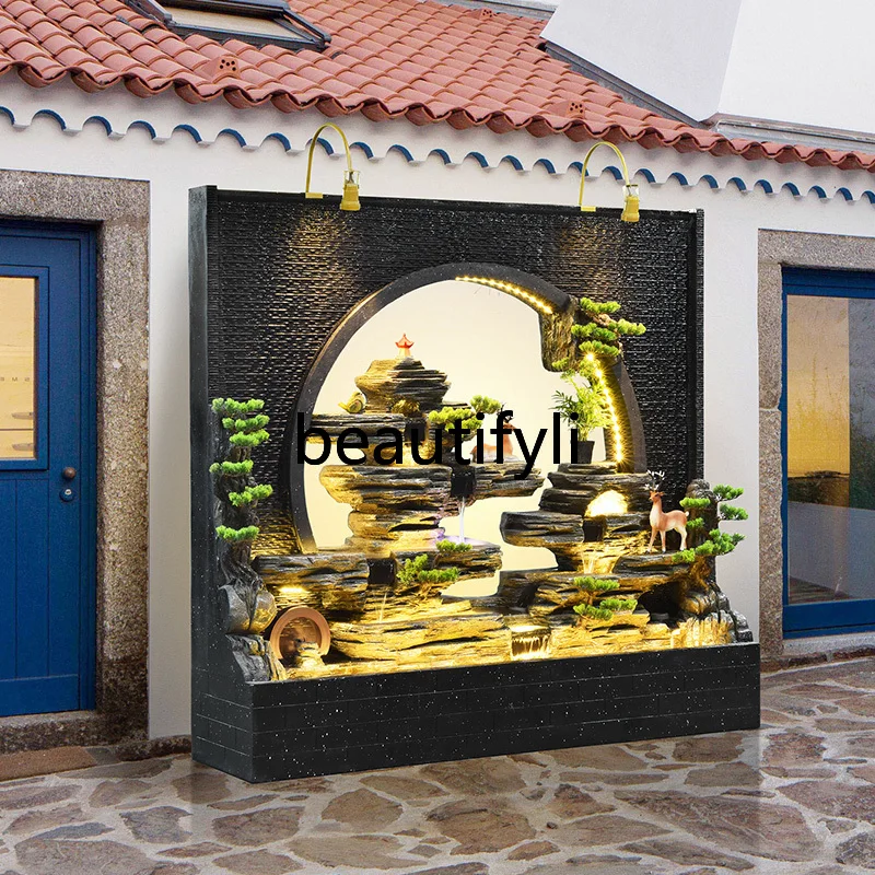 Garden layout, flowing water to generate wealth, circulating water, water curtain wall, fish pond, landscaping floor ornaments
Garden layout, flowing water to generate wealth, circulating water, water curtain wall, fish pond, landscaping floor ornaments