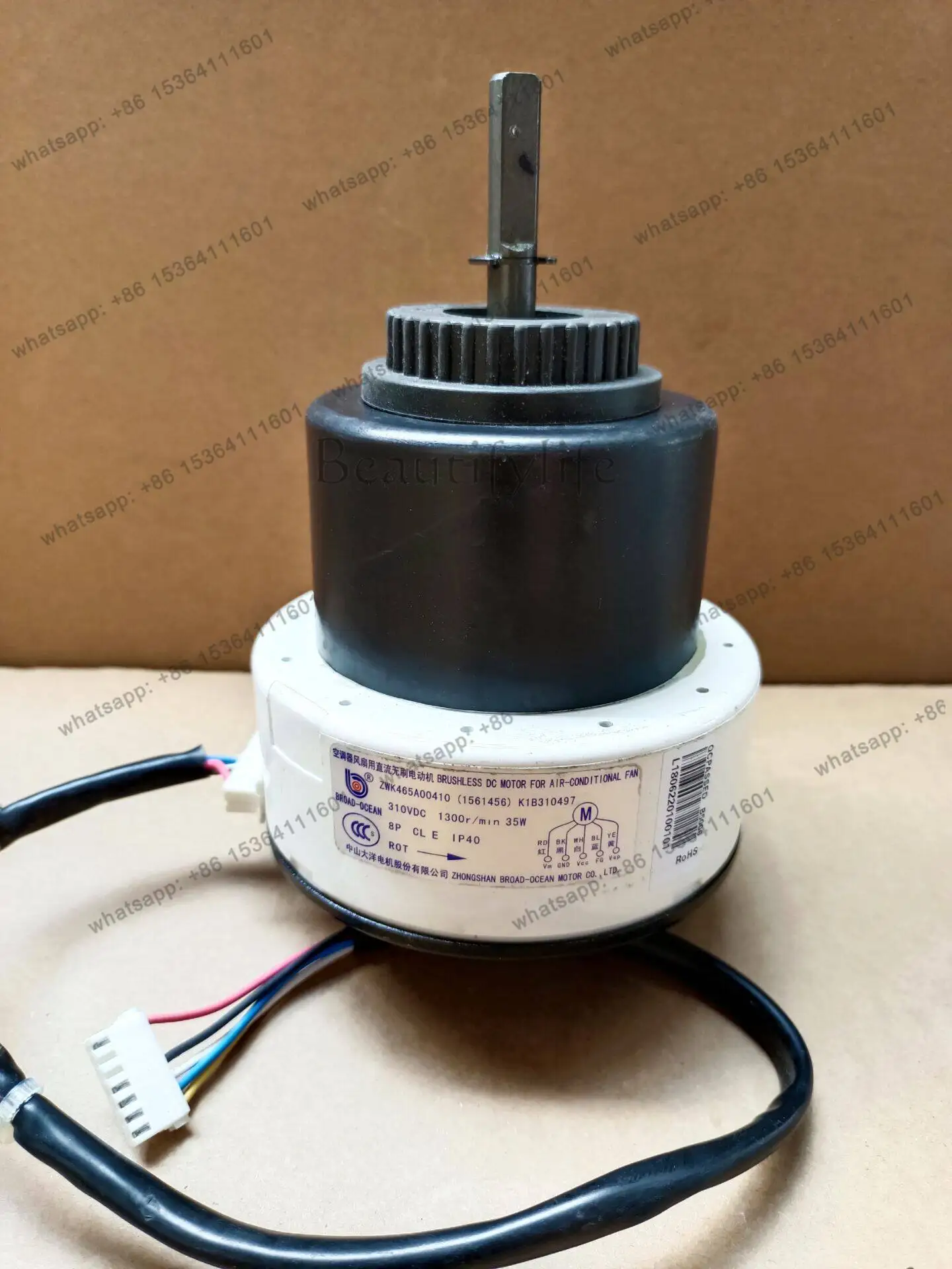 Suitable for air conditioner DC motor ZWK465A00410/(1561456)/K1B31049
Suitable for air conditioner DC motor ZWK465A00410/(1561456)/K1B31049