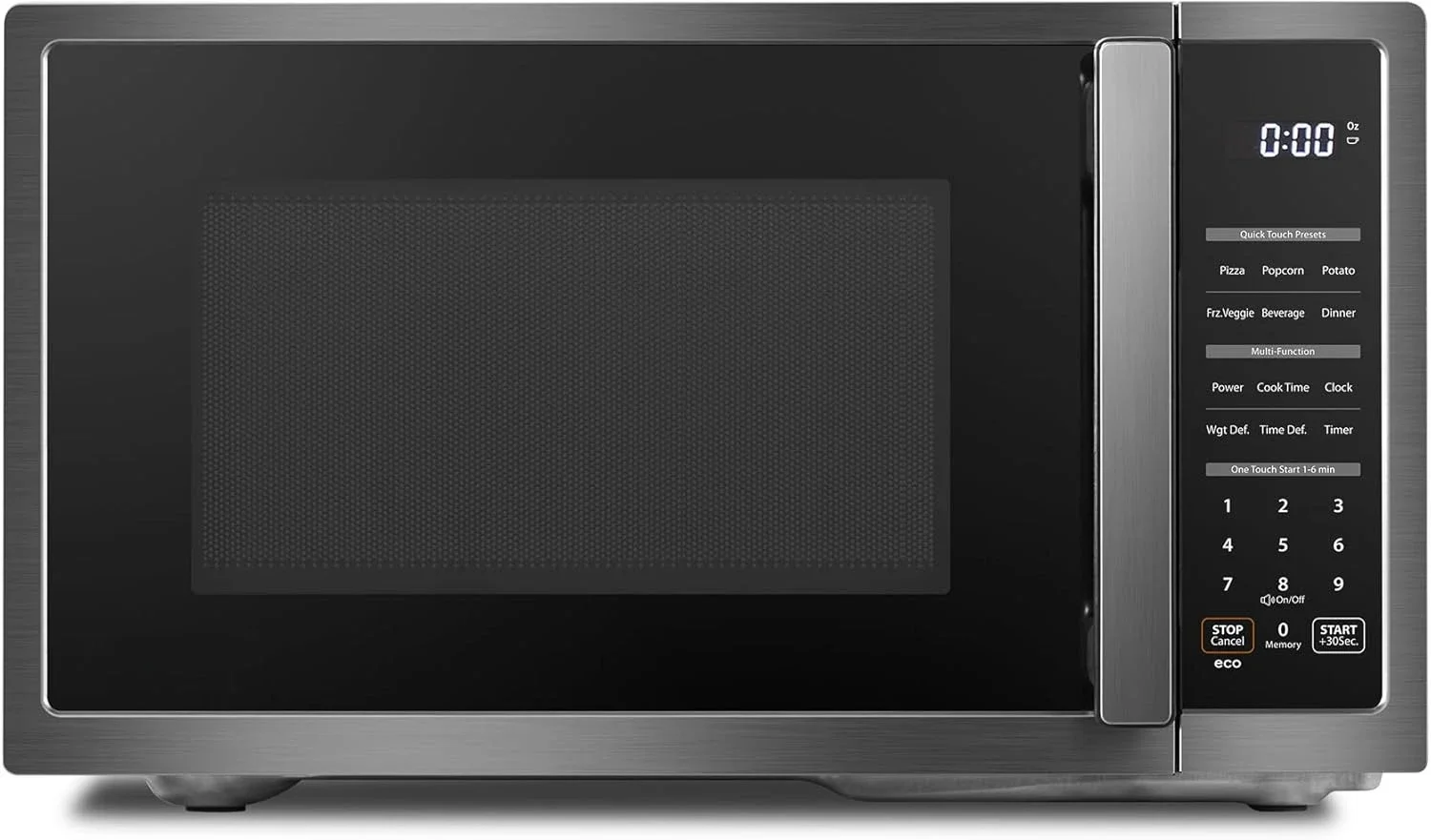 ML4-EM09PA(BS) Small Countertop Microwave Oven with 6 Auto Menus, 0.9 Cu Ft, 10.6 Inch Turntable, 900W, Black Stainless Steel
ML4-EM09PA(BS) Small Countertop Microwave Oven with 6 Auto Menus, 0.9 Cu Ft, 10.6 Inch Turntable, 900W, Black Stainless Steel