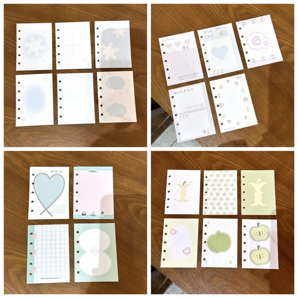 40Sheet/50Sheet/60Sheet M5 A8 Loose-Leaf Notebook Refill Paper Fish Sushi Snowflake Star Inner Refill Binder Paper Pages
40Sheet/50Sheet/60Sheet M5 A8 Loose-Leaf Notebook Refill Paper Fish Sushi Snowflake Star Inner Refill Binder Paper Pages
