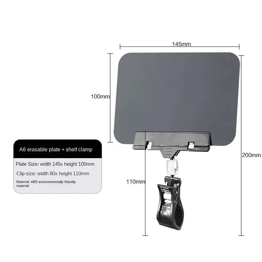 A4 A5 A6 Chalkboard Price Tag Erasable Advertising Display Food Price Label with Clip Waterproof Price Sign Holder
A4 A5 A6 Chalkboard Price Tag Erasable Advertising Display Food Price Label with Clip Waterproof Price Sign Holder
