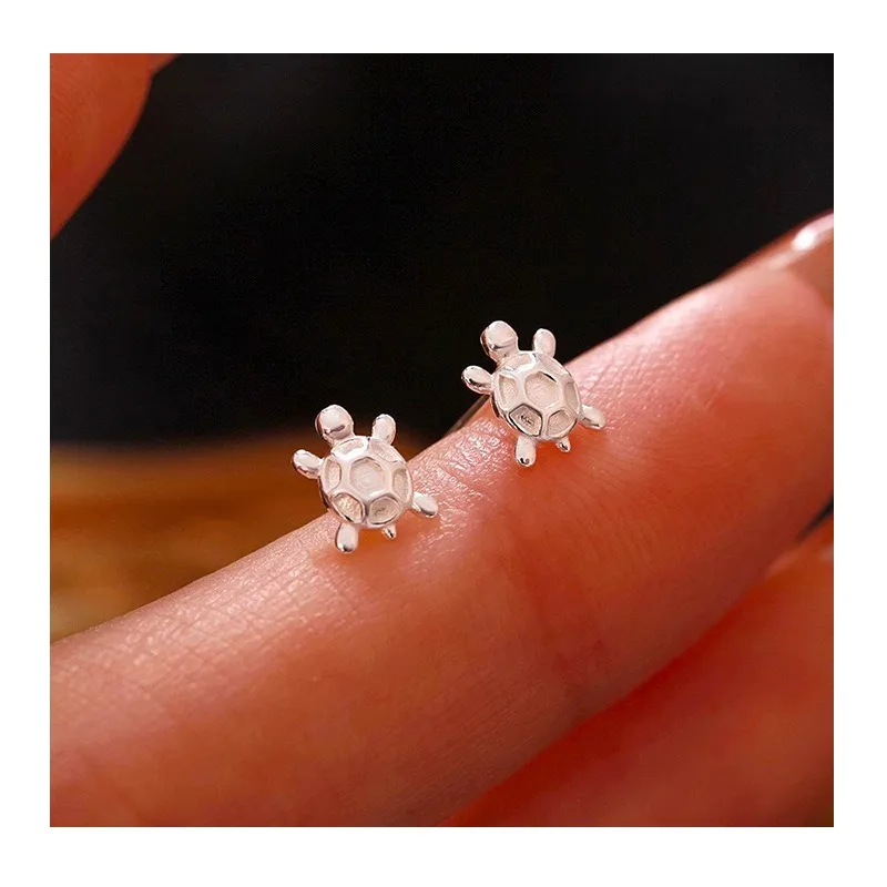 Mini Turtle Stud Earrings Female Cute Childlike Simple Ear Jewelry Niche Design Sense Nourishing Ear Holes Sleeping Free of Tide
Mini Turtle Stud Earrings Female Cute Childlike Simple Ear Jewelry Niche Design Sense Nourishing Ear Holes Sleeping Free of Tide