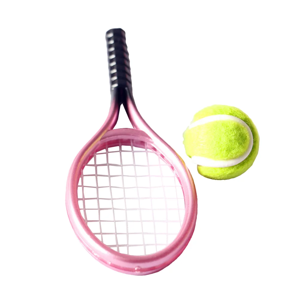 Tennis Racket Mini Rackets Ornament Toys Miniature Model House Layout Decor Plastic Ball and Child
Tennis Racket Mini Rackets Ornament Toys Miniature Model House Layout Decor Plastic Ball and Child