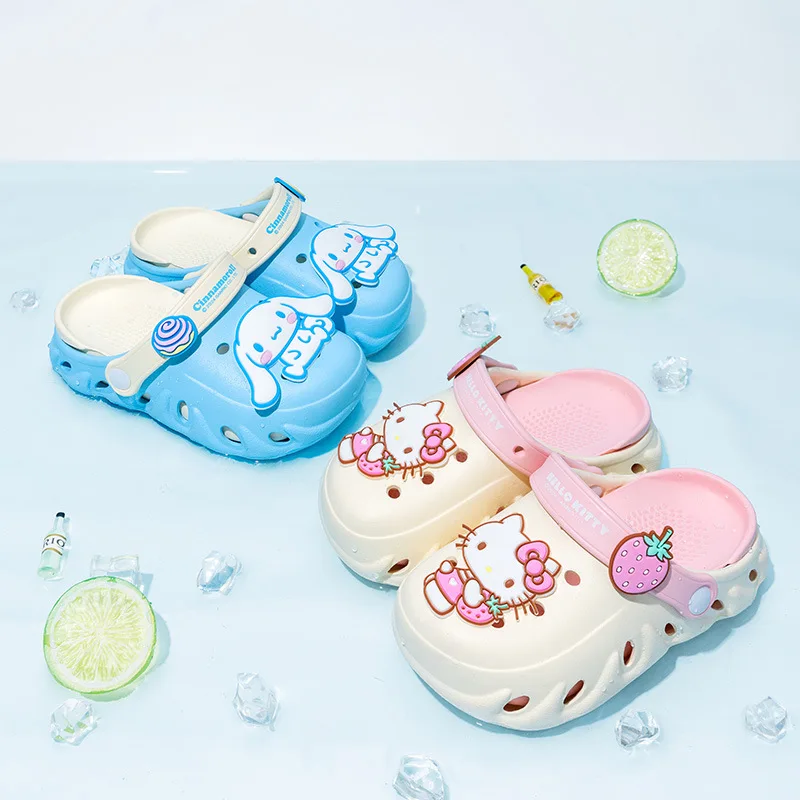 New Sanrio Hello Kitty Sandals Summer EVA Non-Slip Indoor Slippers Beach Shoes Toddler Girl Clogs Breathable Cute Cartoon
New Sanrio Hello Kitty Sandals Summer EVA Non-Slip Indoor Slippers Beach Shoes Toddler Girl Clogs Breathable Cute Cartoon