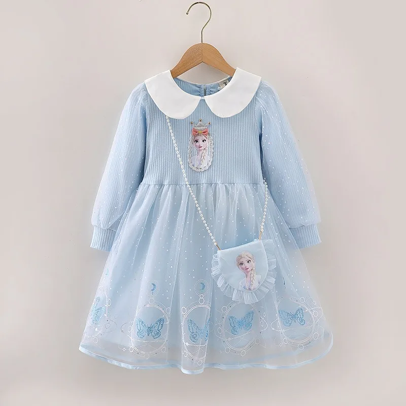 New Disney Elsa Princess Dress Baby Girls Dress Kids Dress Party Long-sleeved For Children Frozen Formal Evening Dress Fashion
New Disney Elsa Princess Dress Baby Girls Dress Kids Dress Party Long-sleeved For Children Frozen Formal Evening Dress Fashion
