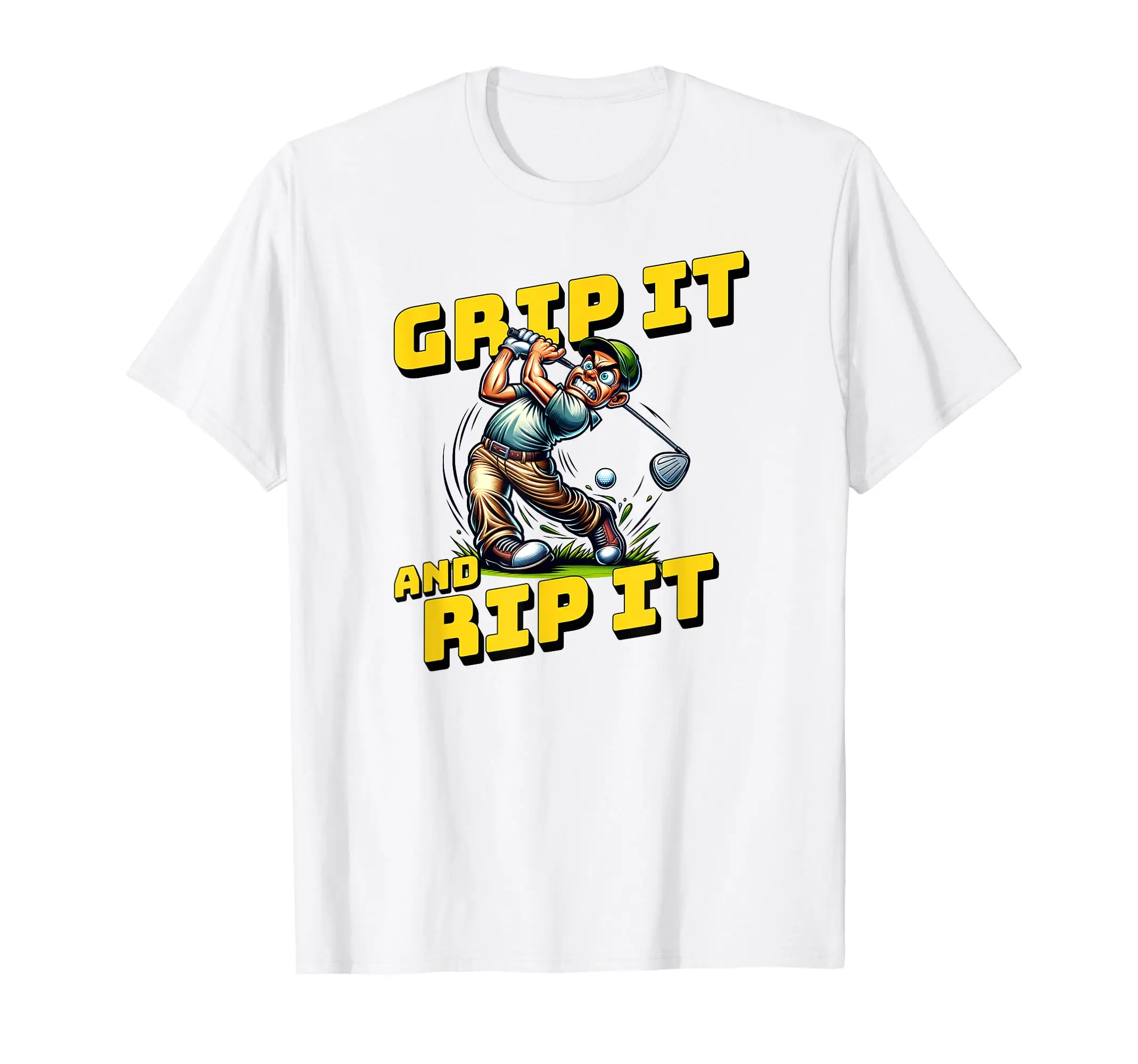 Grip It And Rip It Funny Golf T-Shirt for Men Short Sleeve Cotton Daily Travel Summer Breathable Round Neck Sports Fashion Tops
Grip It And Rip It Funny Golf T-Shirt for Men Short Sleeve Cotton Daily Travel Summer Breathable Round Neck Sports Fashion Tops