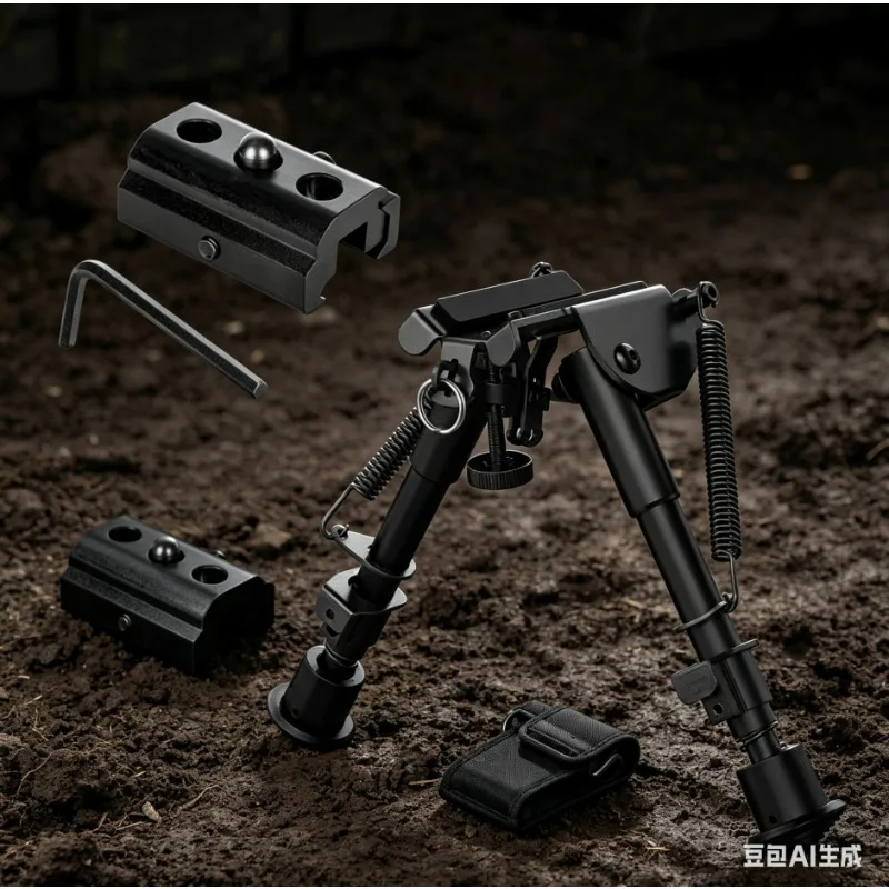 6-inch flexible spring tripod, metal adjustable stand with 20mm quick release plate, 20mm photography mounting accessories
6-inch flexible spring tripod, metal adjustable stand with 20mm quick release plate, 20mm photography mounting accessories