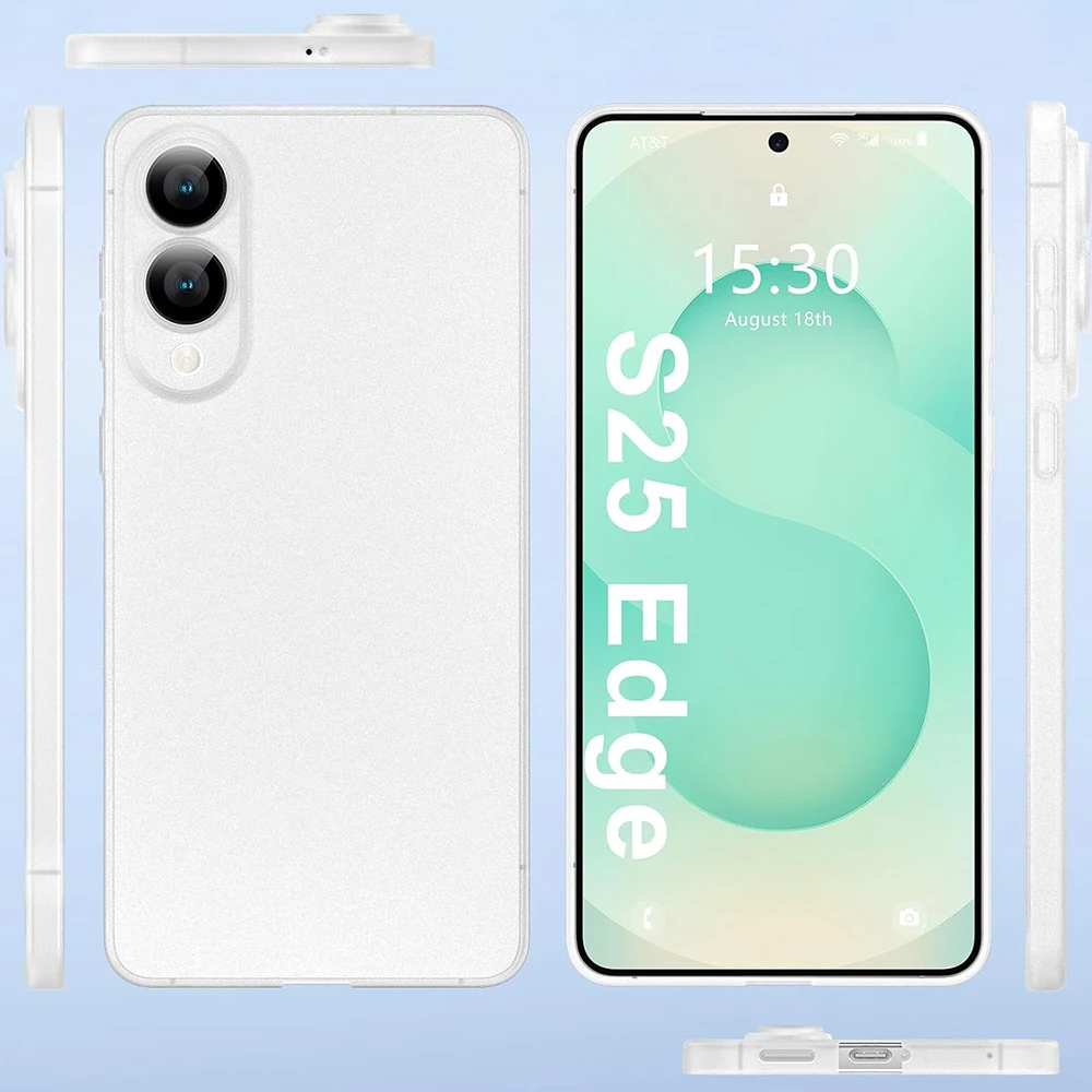 Luxury Transparent White Matte Silicone Soft Case For Samsung Galaxy S25 Edge S24 S23 Fe Ultra Plus Ultra Thin Black Cover Shell
Luxury Transparent White Matte Silicone Soft Case For Samsung Galaxy S25 Edge S24 S23 Fe Ultra Plus Ultra Thin Black Cover Shell