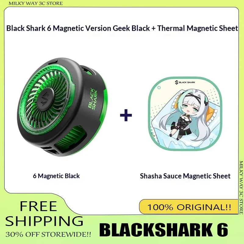 BLACKSHARK Magnetic Cooler 6 PRO 35W High Power Phone Cooler Mobile Phone Back Clip Semiconductor Cooling Lightweight Radiator
BLACKSHARK Magnetic Cooler 6 PRO 35W High Power Phone Cooler Mobile Phone Back Clip Semiconductor Cooling Lightweight Radiator