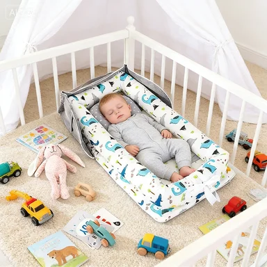 New Portable Baby Bassinet - Backpack Foldable Travel Crib Comfortable Cradle for Newborns & Toddlers
New Portable Baby Bassinet - Backpack Foldable Travel Crib Comfortable Cradle for Newborns & Toddlers