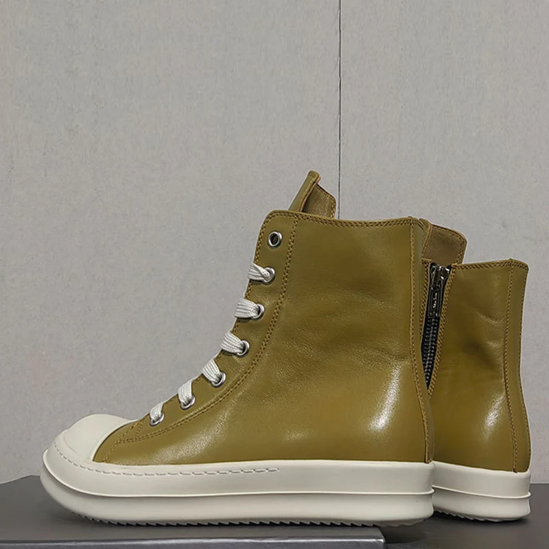 R0 Shoes Women Olive Leather Boots Leather Luxury Boots Men's Sneakers Streetwear Hip Hop Men's Casual Shoes
R0 Shoes Women Olive Leather Boots Leather Luxury Boots Men's Sneakers Streetwear Hip Hop Men's Casual Shoes