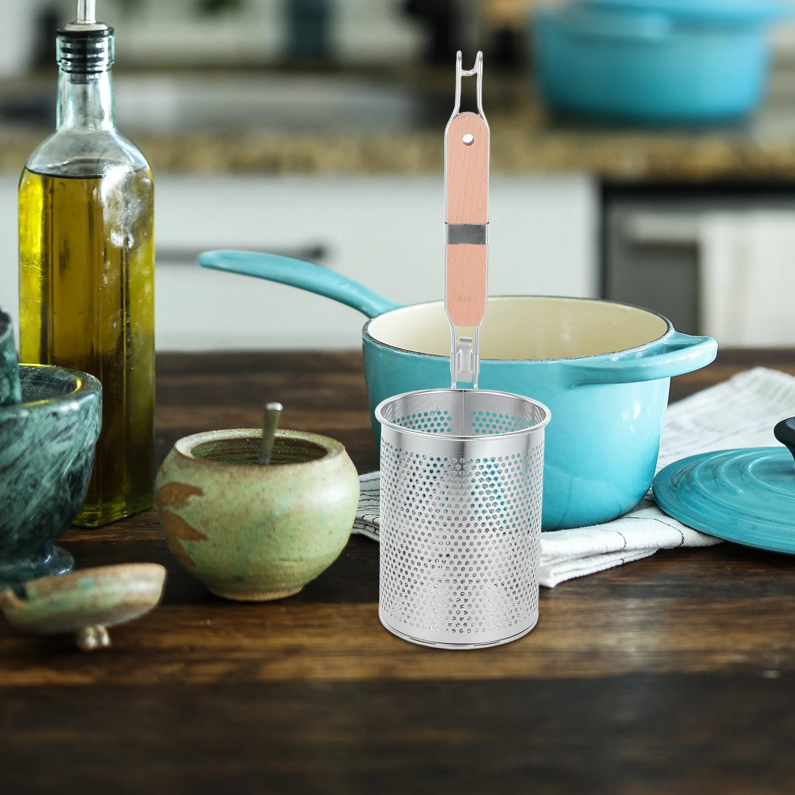 2 Pcs Stainless Steel Colander Ramen Noodle Pasta Strainer Household Kitchen Hot Pot
2 Pcs Stainless Steel Colander Ramen Noodle Pasta Strainer Household Kitchen Hot Pot