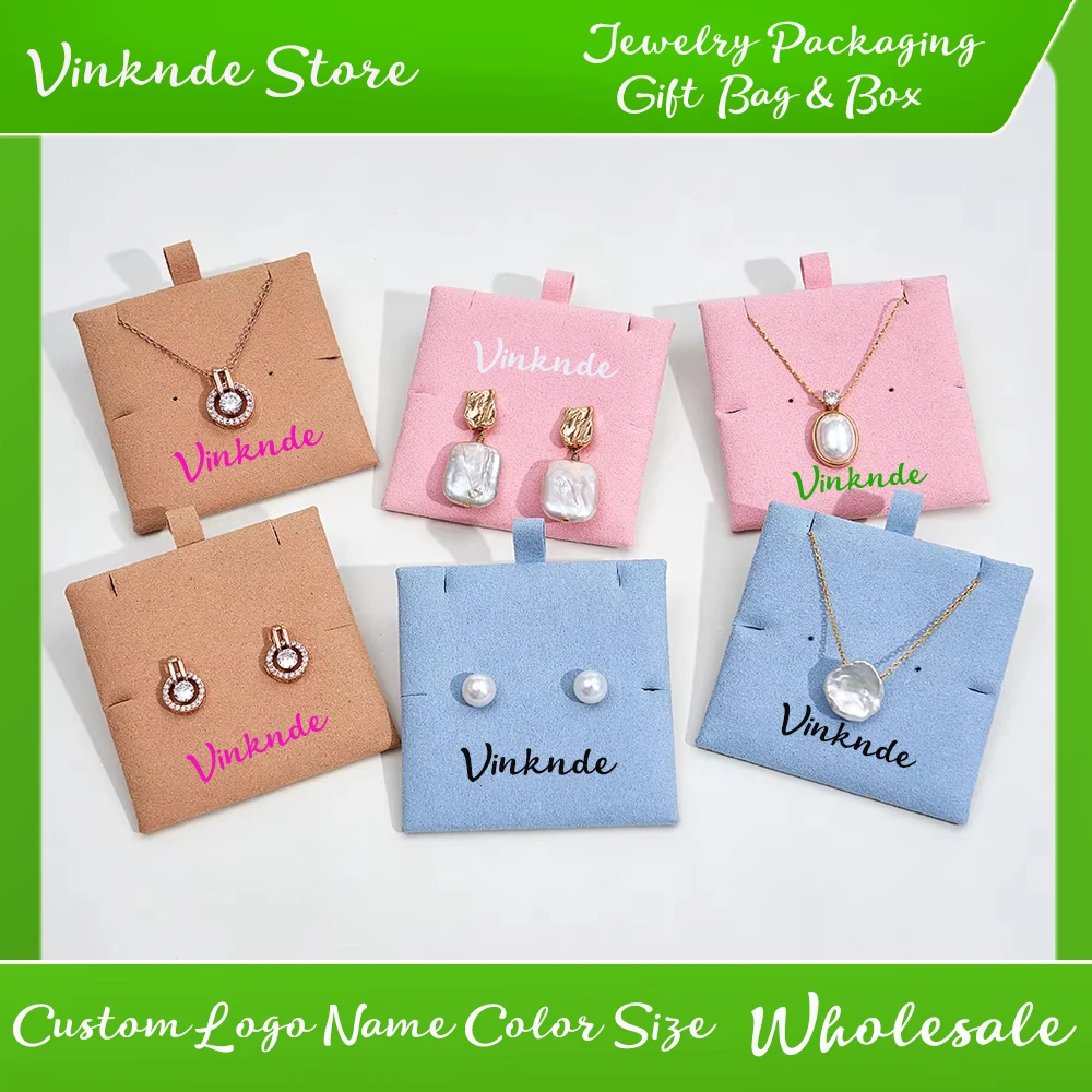 50/100pcs 6x6cm Necklace Earrings Ear Studs Packaging Card Custom Logo Jewelry Display Cards Microfiber Pad For Jewellry Bulk
50/100pcs 6x6cm Necklace Earrings Ear Studs Packaging Card Custom Logo Jewelry Display Cards Microfiber Pad For Jewellry Bulk