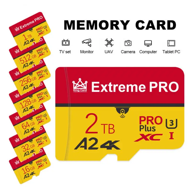 100% Original 1TB 30MB/s A2 Memory Cards camera SD card 128GB 256GB Micro card Class 10 512GB flashcard Micro TF/SD Card
100% Original 1TB 30MB/s A2 Memory Cards camera SD card 128GB 256GB Micro card Class 10 512GB flashcard Micro TF/SD Card
