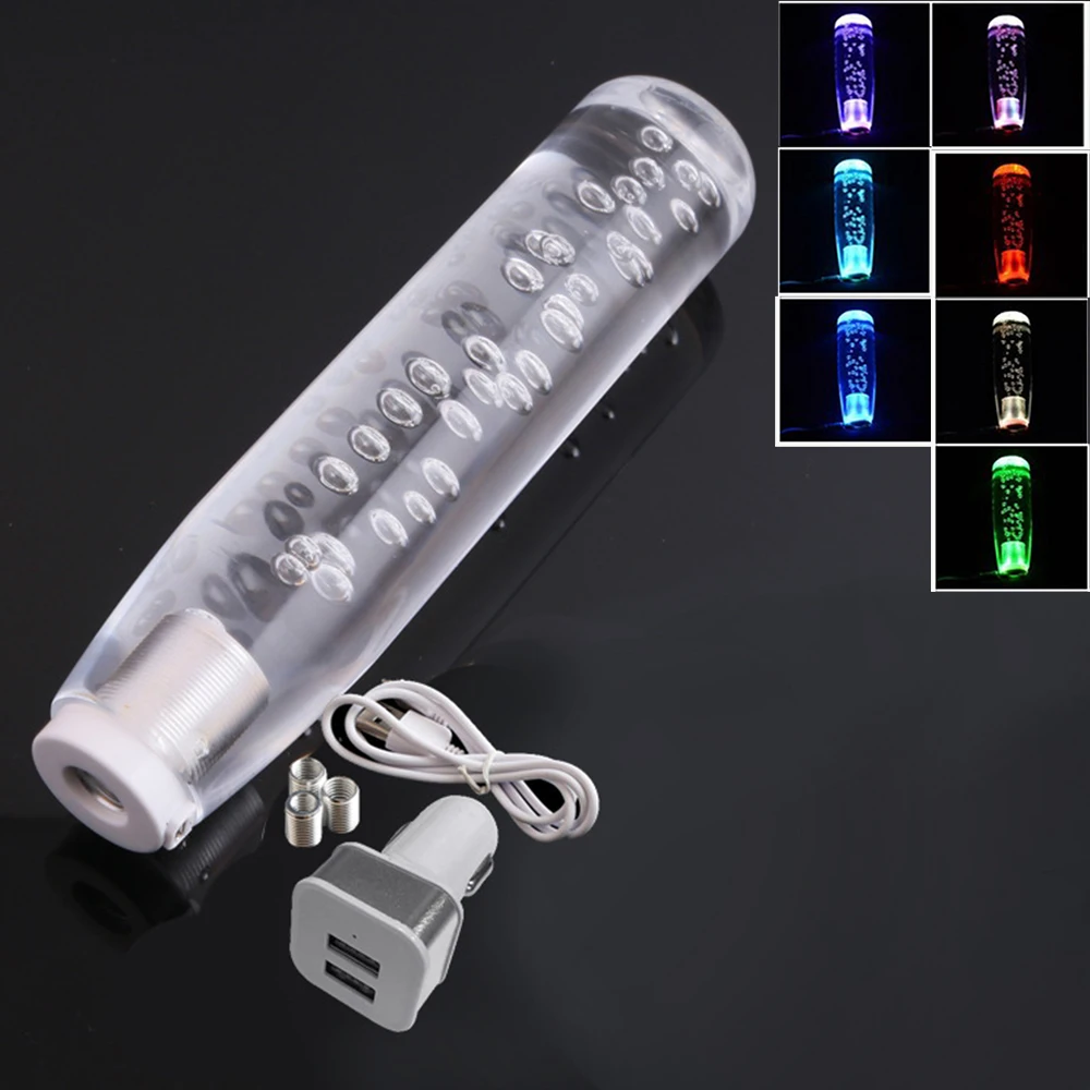 20Cm Universal Led Colorful Gradient Crystal Bubble Style Manual Car Gear Stick Shift Shifter Lever Knob Colorful
20Cm Universal Led Colorful Gradient Crystal Bubble Style Manual Car Gear Stick Shift Shifter Lever Knob Colorful