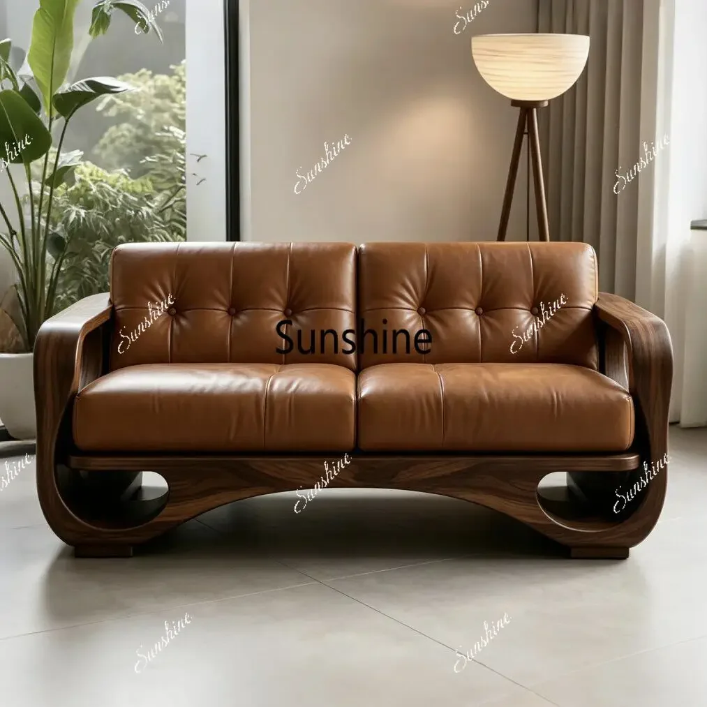 New Chinese-style solid wood fabric sofa modern simple three-person living room advanced sense
New Chinese-style solid wood fabric sofa modern simple three-person living room advanced sense