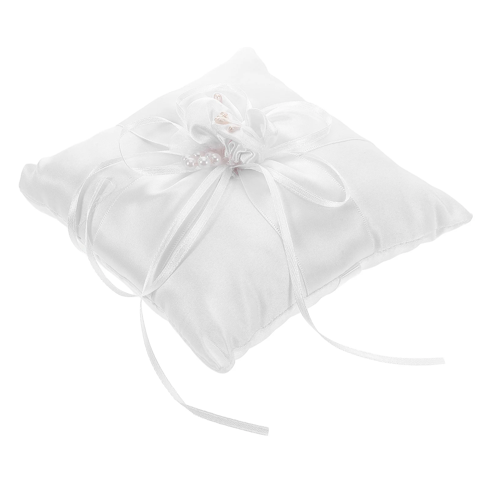 White Flower Bud Design Wedding Ring Pillow Soft Comfortable Romantic Decorative Supplies for Bridal Party Ceremony
White Flower Bud Design Wedding Ring Pillow Soft Comfortable Romantic Decorative Supplies for Bridal Party Ceremony