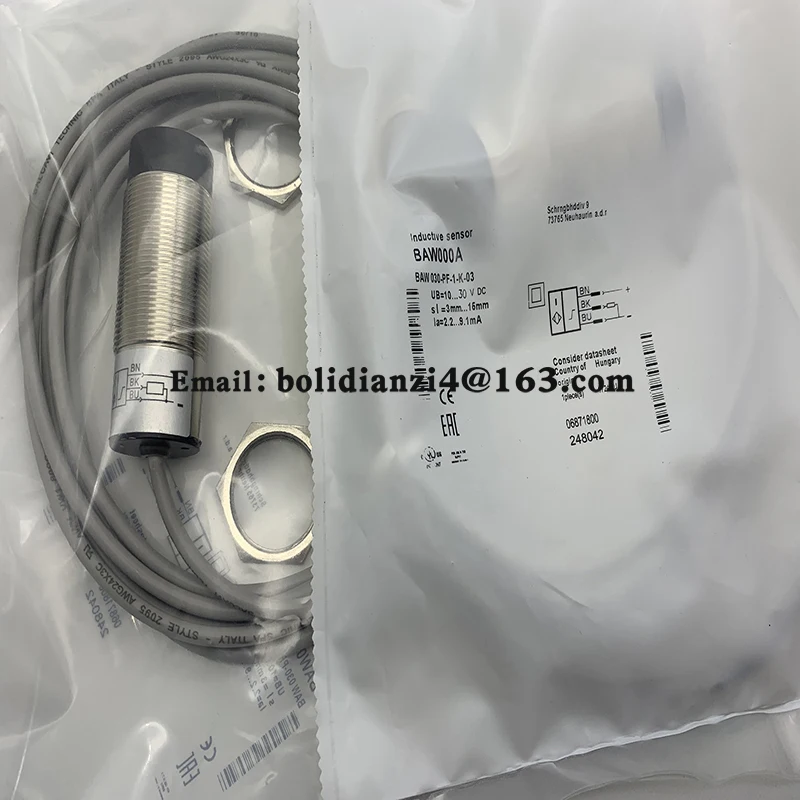 Original sensor BAW000A BAW 030-PF-1-K-03 BAW0022 BAW M18ME-UAC50B-BP03 In stock
Original sensor BAW000A BAW 030-PF-1-K-03 BAW0022 BAW M18ME-UAC50B-BP03 In stock