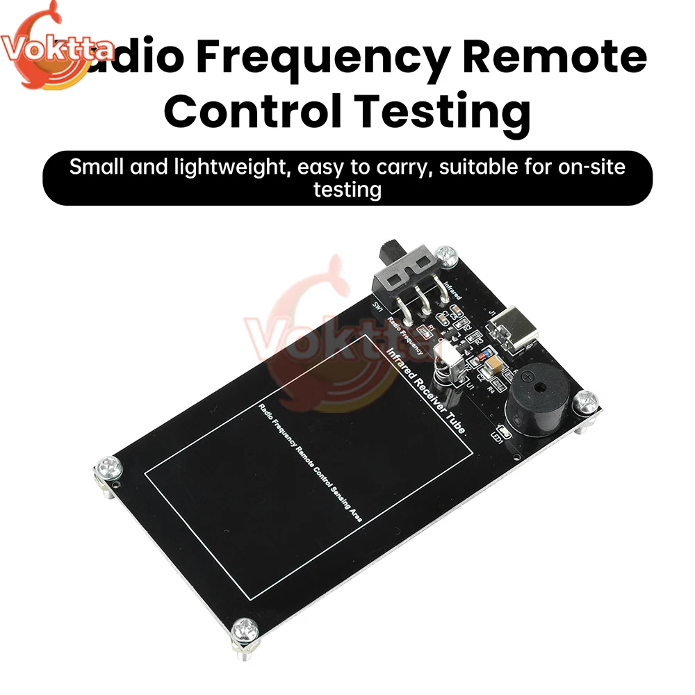 Тестер инфракрасного генератора сигналов постоянного тока 5 В, RF беспроводной модуль обнаружения дистанционного управления, плата тестирования электронных цепей типа C
Тестер инфракрасного генератора сигналов постоянного тока 5 В, RF беспроводной модуль обнаружения дистанционного управления, плата тестирования электронных цепей типа C