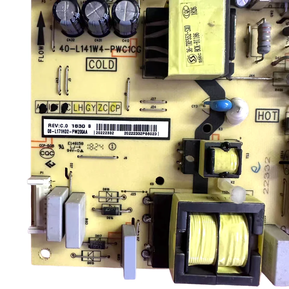 used For TCL 2tubes Original 65V690 power board 40-L141W4-PWC1CG 08-L171HD2-PW200AA
used For TCL 2tubes Original 65V690 power board 40-L141W4-PWC1CG 08-L171HD2-PW200AA