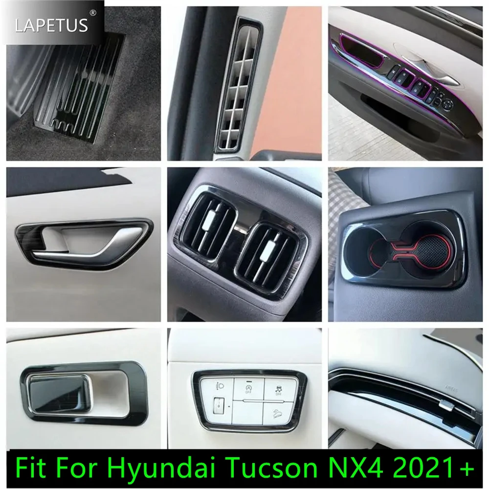 Black Car Accessories Footrest / Pillar A Air AC / Cup Holder / Head Lights Switch Cover Trim For Hyundai Tucson NX4 2021 - 2023
Black Car Accessories Footrest / Pillar A Air AC / Cup Holder / Head Lights Switch Cover Trim For Hyundai Tucson NX4 2021 - 2023