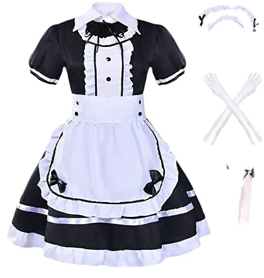 Maid Costume K-On! Cosplay Black Red Blue Purple Lolita Role-playing Performance Dress Cos Play Costume
Maid Costume K-On! Cosplay Black Red Blue Purple Lolita Role-playing Performance Dress Cos Play Costume